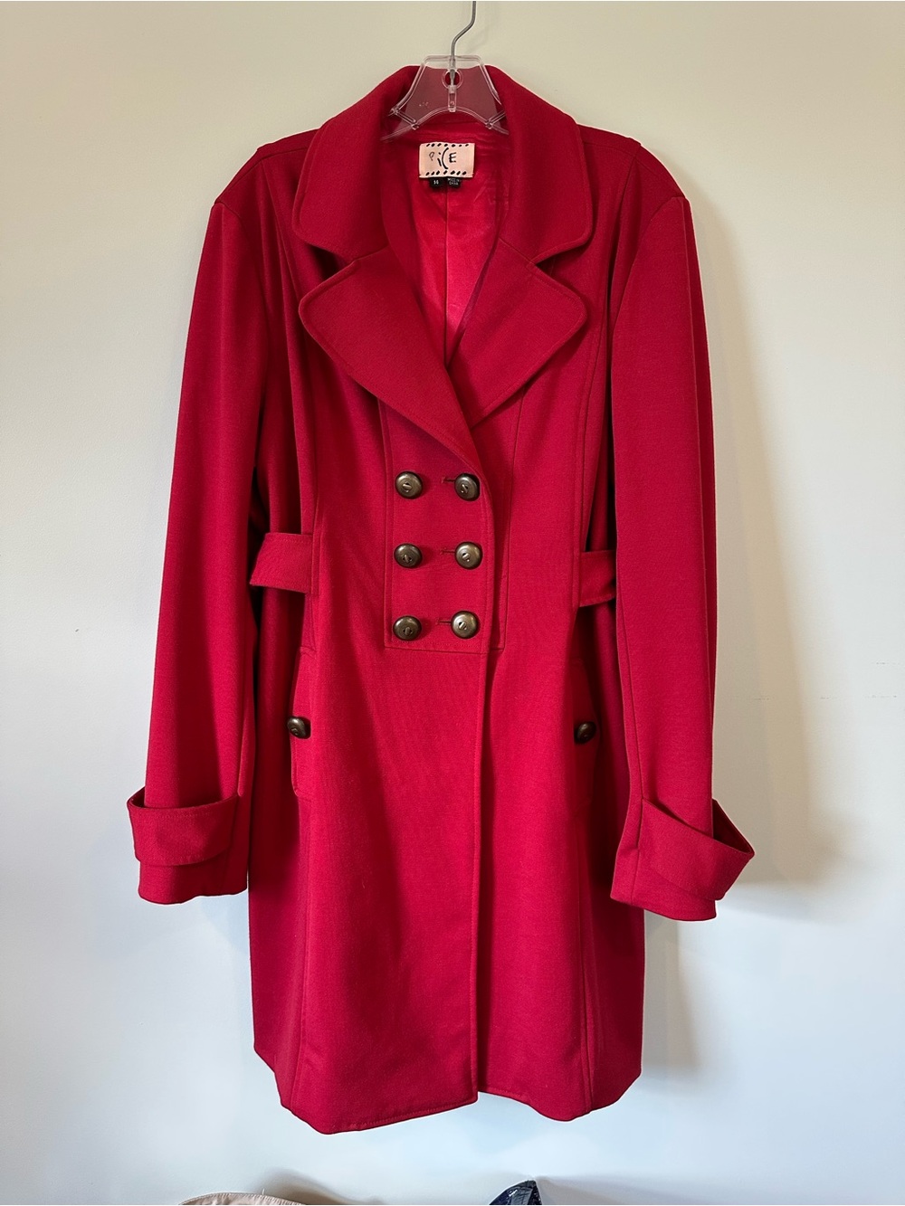 Vintage ICE double breasted coat/jacket 14